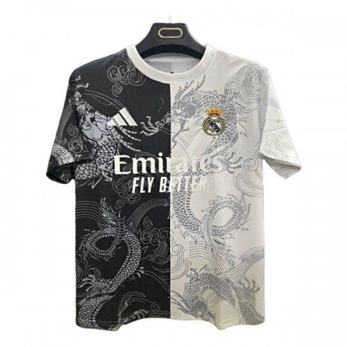 Maillot de Foot Real Madrid Dragon 2024-25 Blanche Maillot de Foot Real Madrid Dragon 2024-25 Blanche